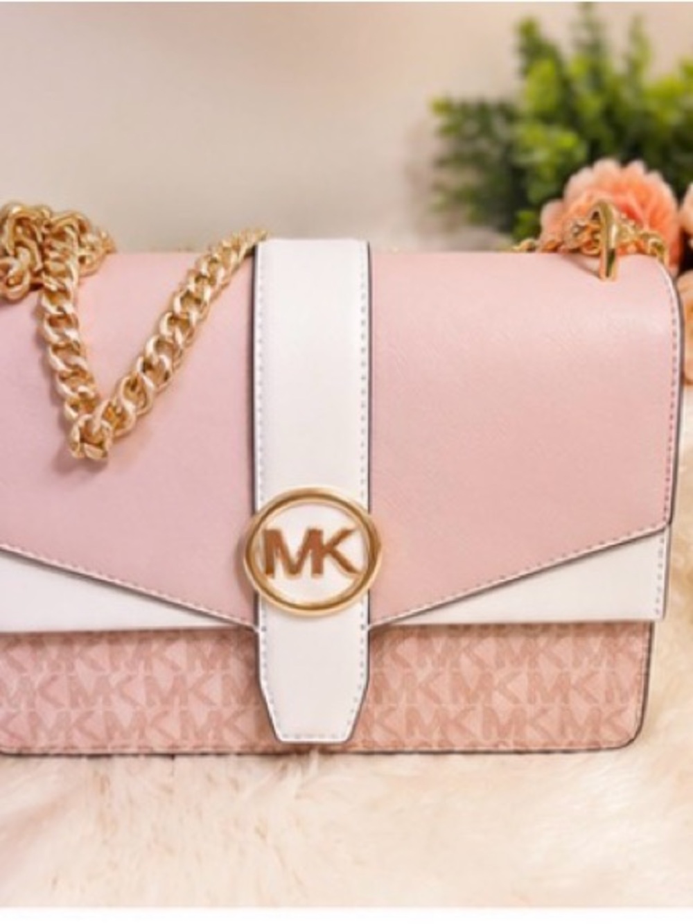 Michael Kors Greenwich Small Signature Logo Crossbody Bag